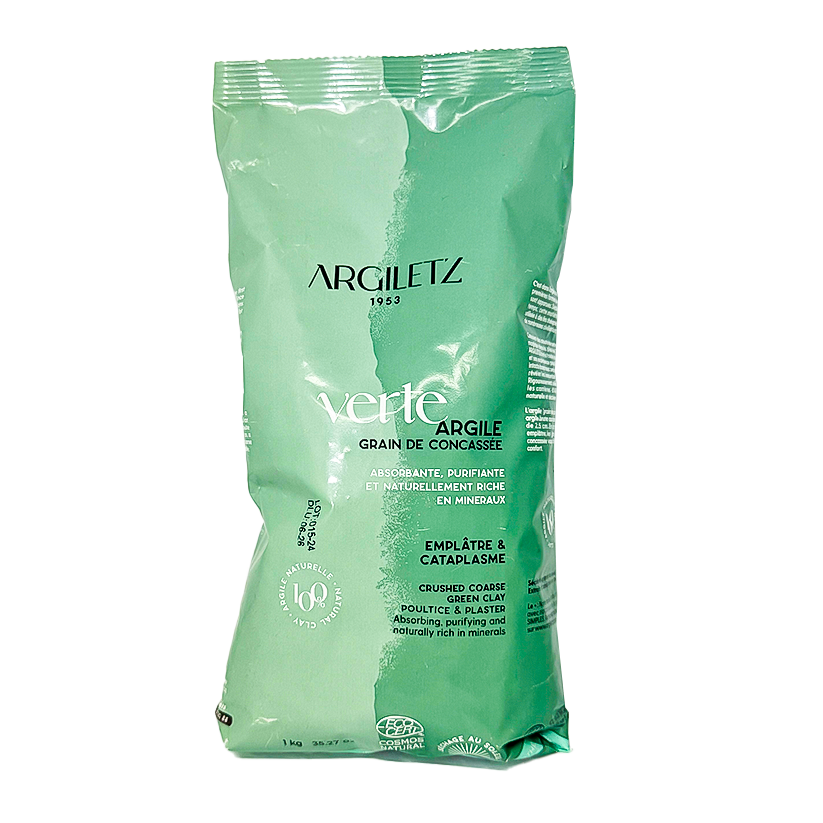 Argile Verte concassée 1 Kg