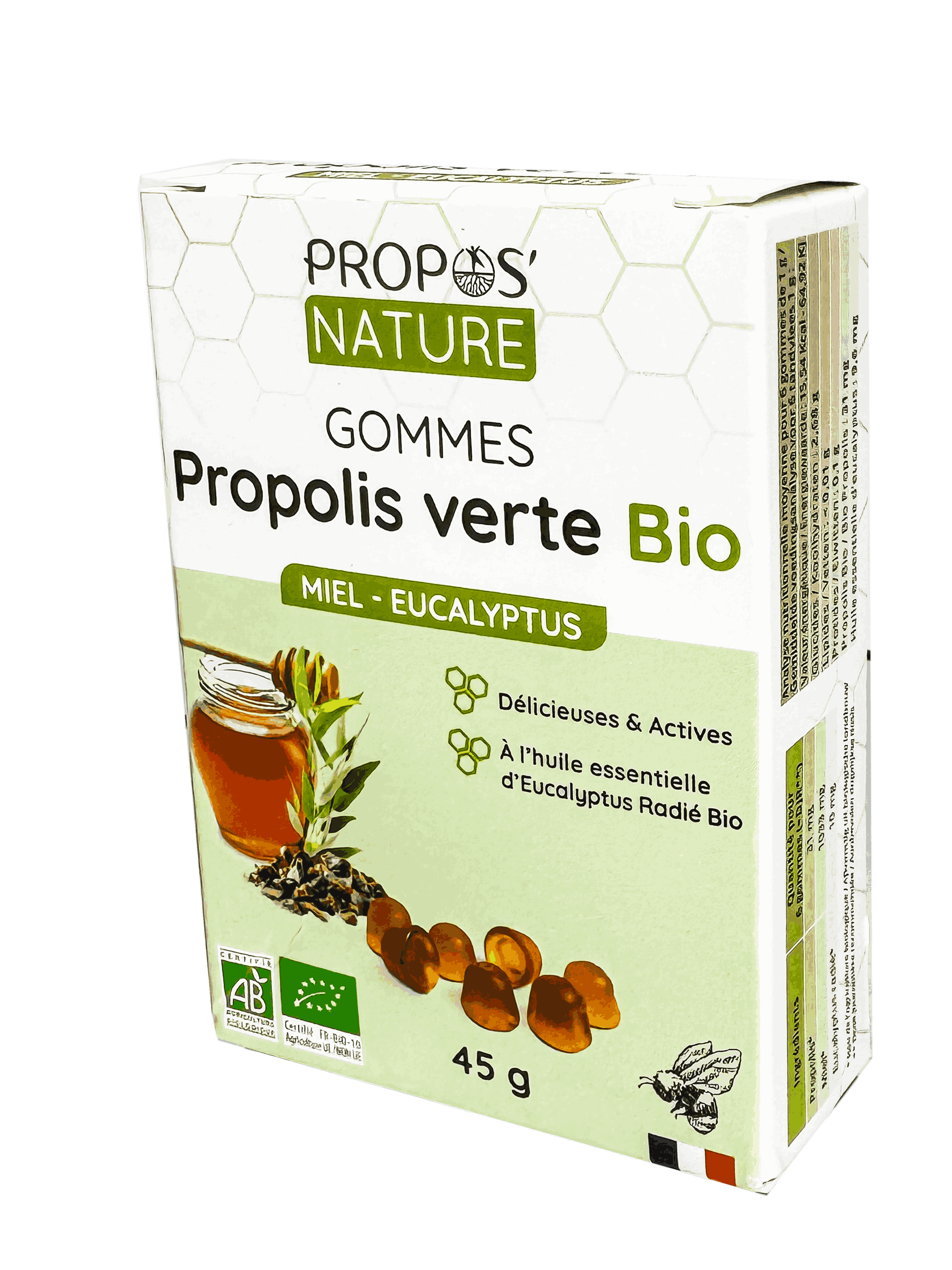 Gomme Propolis Miel et Eucalyptus
