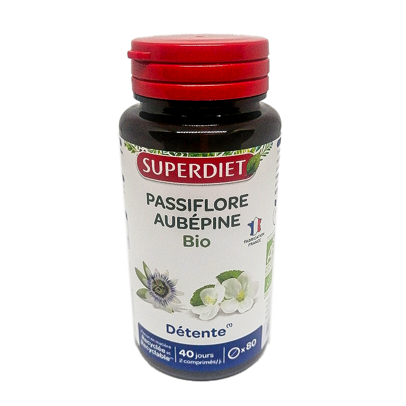Passiflore Aubépine 80 Comprimés