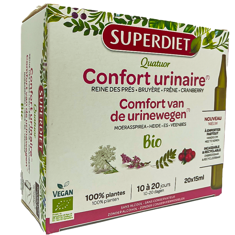 Quatuor Confort Urinaire Bio unidose De 15ml